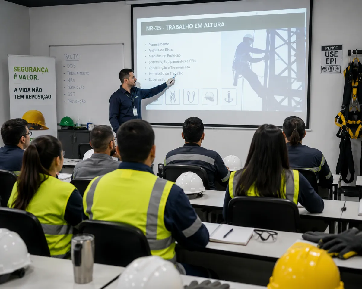 Treinamento de segurança do trabalho